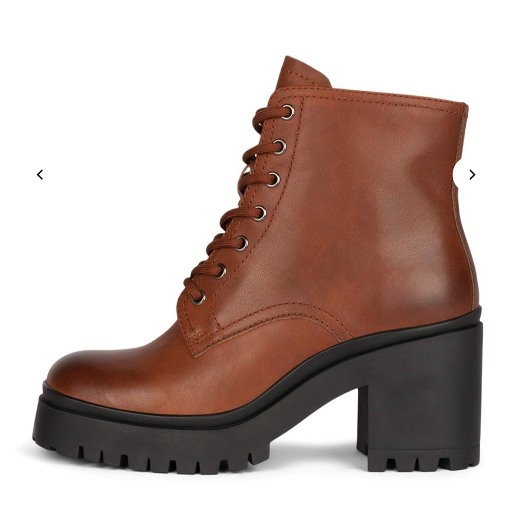 Jeffrey Campbell - ANEMONE-LU - Brown Size: 10 - Lace Up Boot - Picture 3 of 7